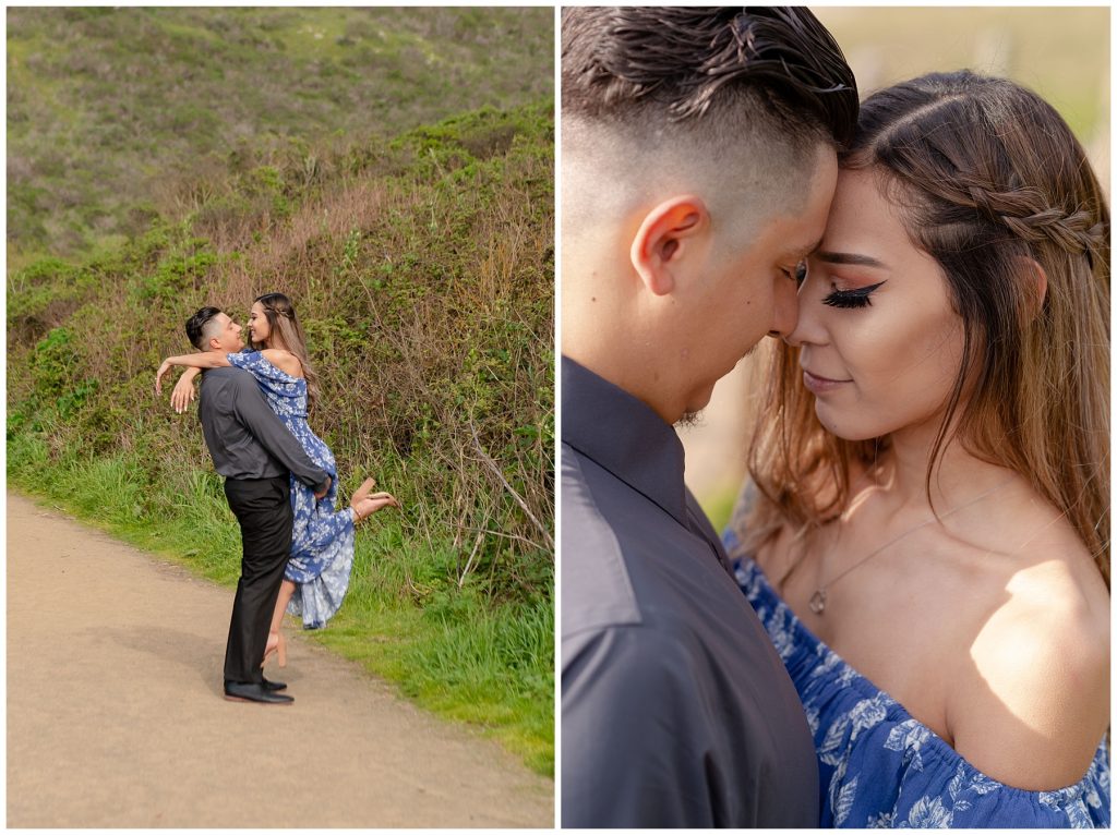 muir beach muir wood engagement session jen vazquez photography