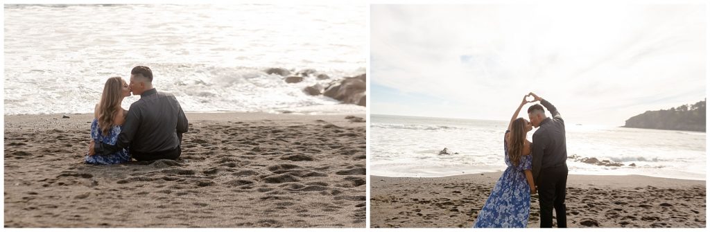 muir beach muir wood engagement session jen vazquez photography