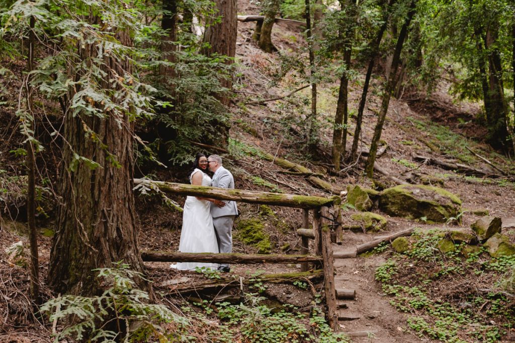 -Intimate Summer Wedding in the Woods at Saratoga Springs California by Jen Vazquez Photography California Elopement and Intimate Wedding Photographer