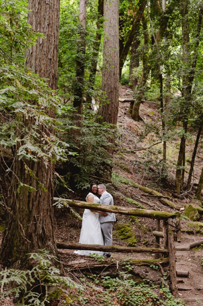 -Intimate Summer Wedding in the Woods at Saratoga Springs California by Jen Vazquez Photography California Elopement and Intimate Wedding Photographer
