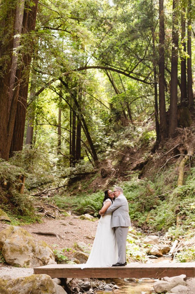 -Intimate Summer Wedding in the Woods at Saratoga Springs California by Jen Vazquez Photography California Elopement and Intimate Wedding Photographer
