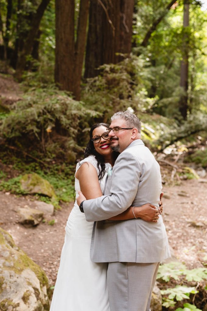 -Intimate Summer Wedding in the Woods at Saratoga Springs California by Jen Vazquez Photography California Elopement and Intimate Wedding Photographer