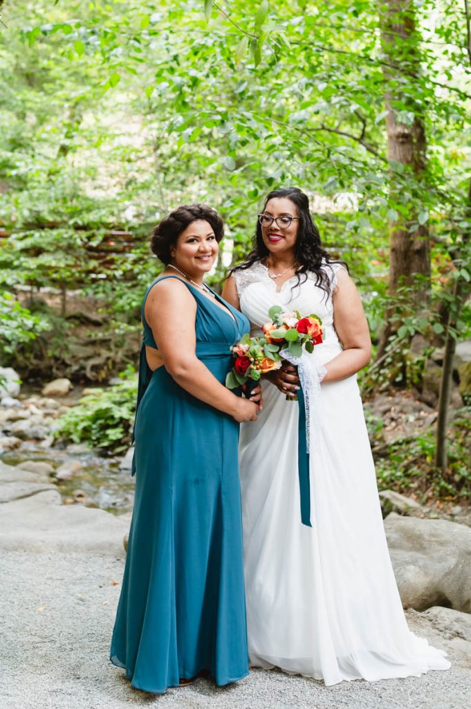 -Intimate Summer Wedding in the Woods at Saratoga Springs California by Jen Vazquez Photography California Elopement and Intimate Wedding Photographer