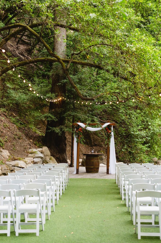 -Intimate Summer Wedding in the Woods at Saratoga Springs California by Jen Vazquez Photography California Elopement and Intimate Wedding Photographer