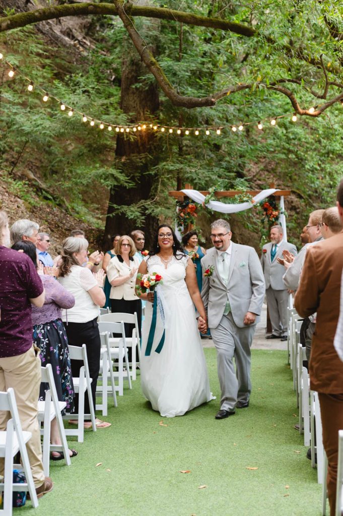 -Intimate Summer Wedding in the Woods at Saratoga Springs California by Jen Vazquez Photography California Elopement and Intimate Wedding Photographer