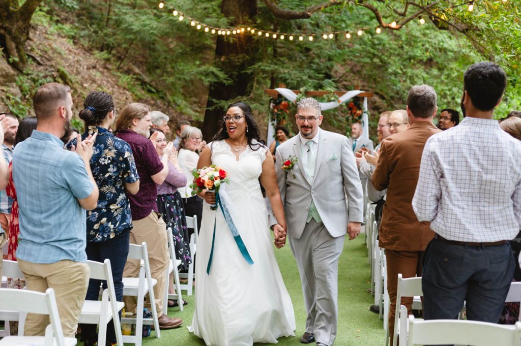-Intimate Summer Wedding in the Woods at Saratoga Springs California by Jen Vazquez Photography California Elopement and Intimate Wedding Photographer