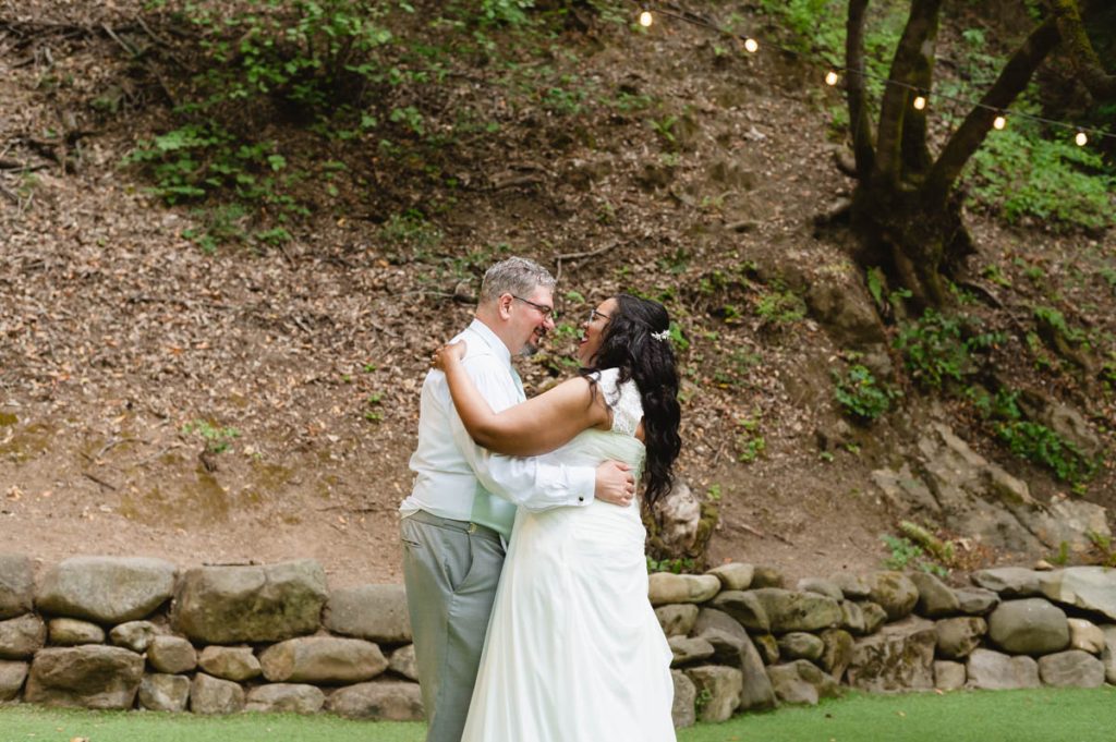 -Intimate Summer Wedding in the Woods at Saratoga Springs California by Jen Vazquez Photography California Elopement and Intimate Wedding Photographer