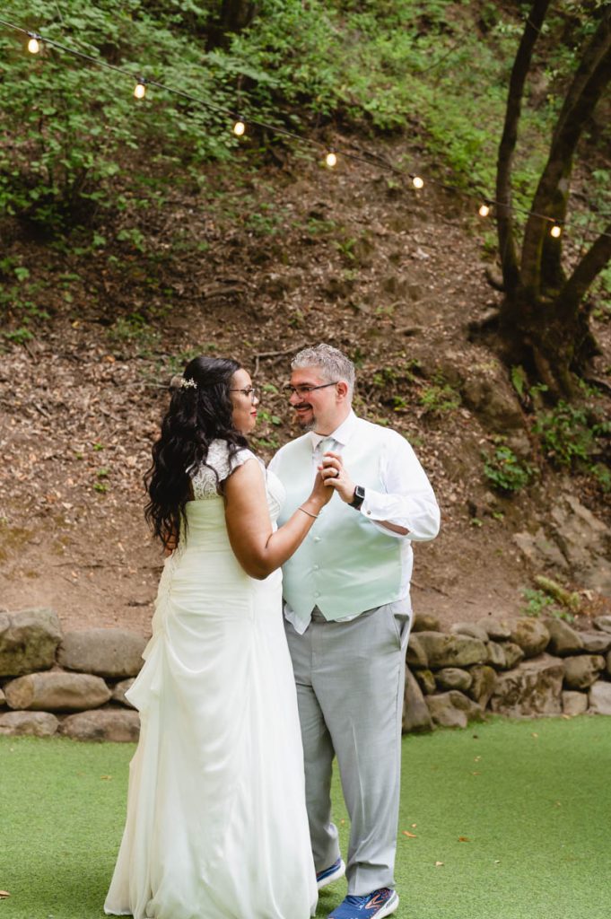 -Intimate Summer Wedding in the Woods at Saratoga Springs California by Jen Vazquez Photography California Elopement and Intimate Wedding Photographer