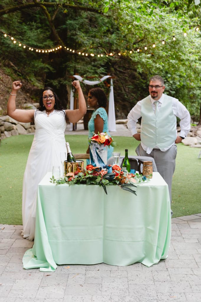 -Intimate Summer Wedding in the Woods at Saratoga Springs California by Jen Vazquez Photography California Elopement and Intimate Wedding Photographer