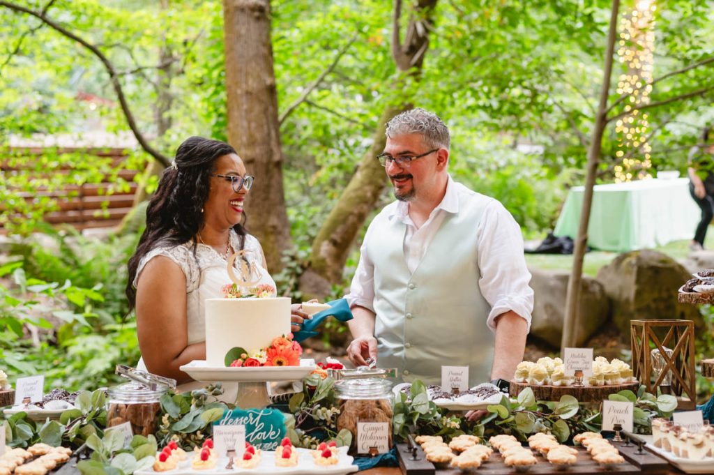 -Intimate Summer Wedding in the Woods at Saratoga Springs California by Jen Vazquez Photography California Elopement and Intimate Wedding Photographer