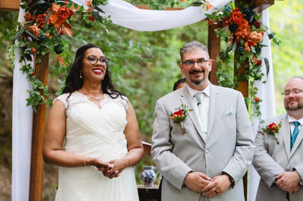 -Intimate Summer Wedding in the Woods at Saratoga Springs California by Jen Vazquez Photography California Elopement and Intimate Wedding Photographer