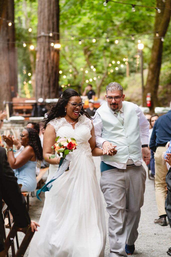 -Intimate Summer Wedding in the Woods at Saratoga Springs California by Jen Vazquez Photography California Elopement and Intimate Wedding Photographer
