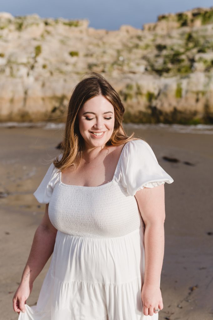 brand photos at Natural Bridges Beach in Santa Cruz by Jen Vazquez Photography