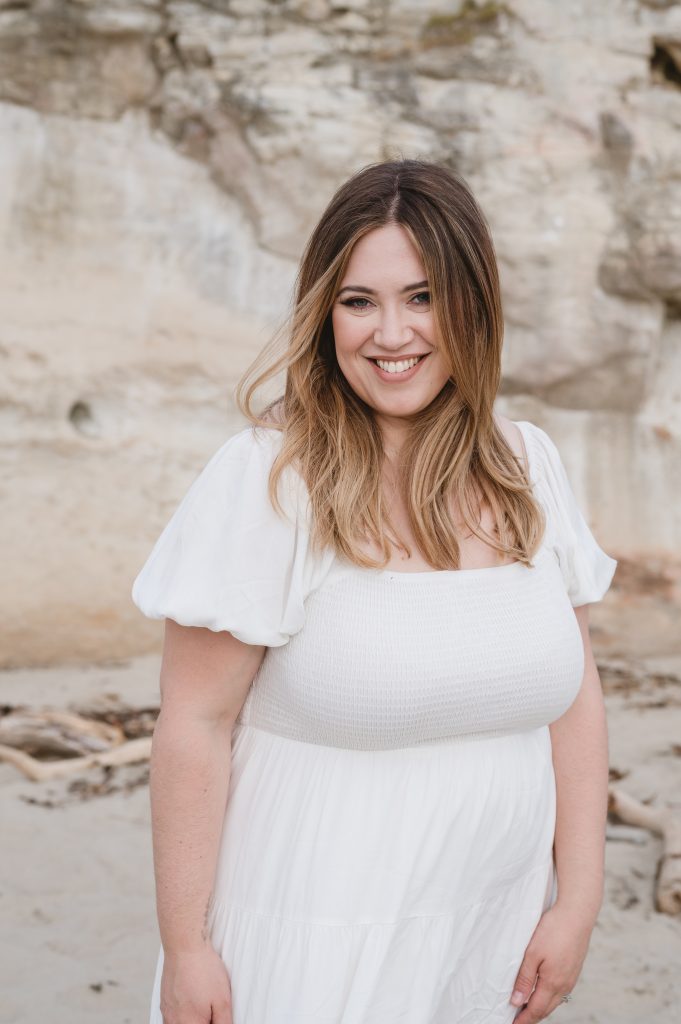 brand photos at Natural Bridges Beach in Santa Cruz by Jen Vazquez Photography