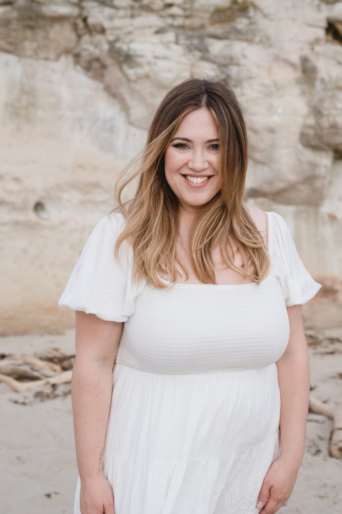 brand photos at Natural Bridges Beach in Santa Cruz by Jen Vazquez Photography