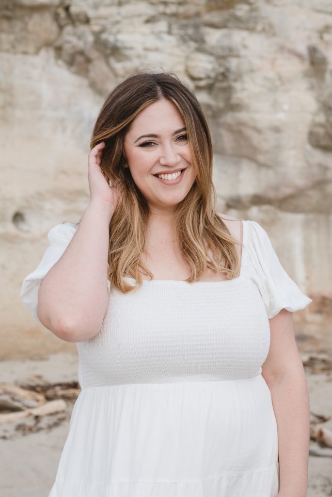 brand photos at Natural Bridges Beach in Santa Cruz by Jen Vazquez Photography