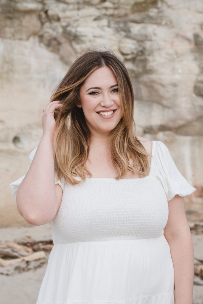 brand photos at Natural Bridges Beach in Santa Cruz by Jen Vazquez Photography