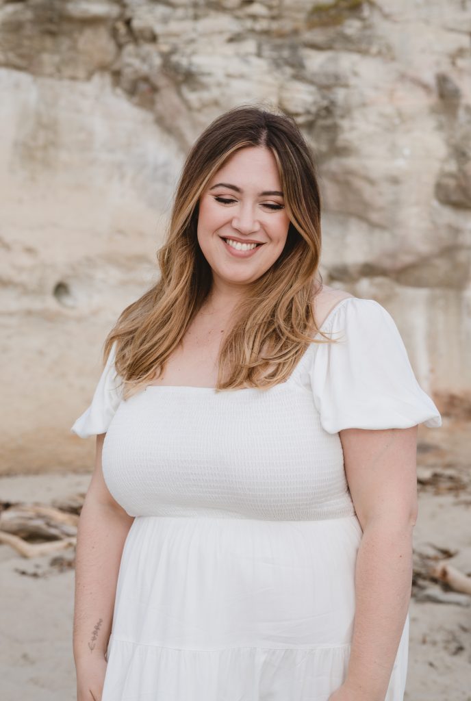 brand photos at Natural Bridges Beach in Santa Cruz by Jen Vazquez Photography