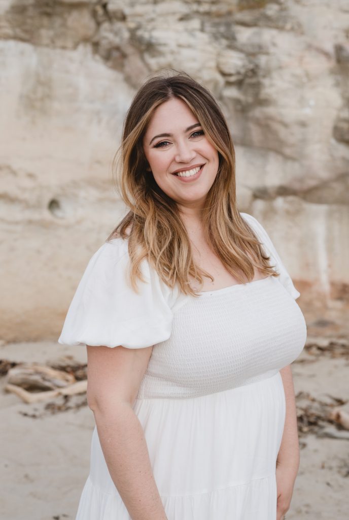 brand photos at Natural Bridges Beach in Santa Cruz by Jen Vazquez Photography