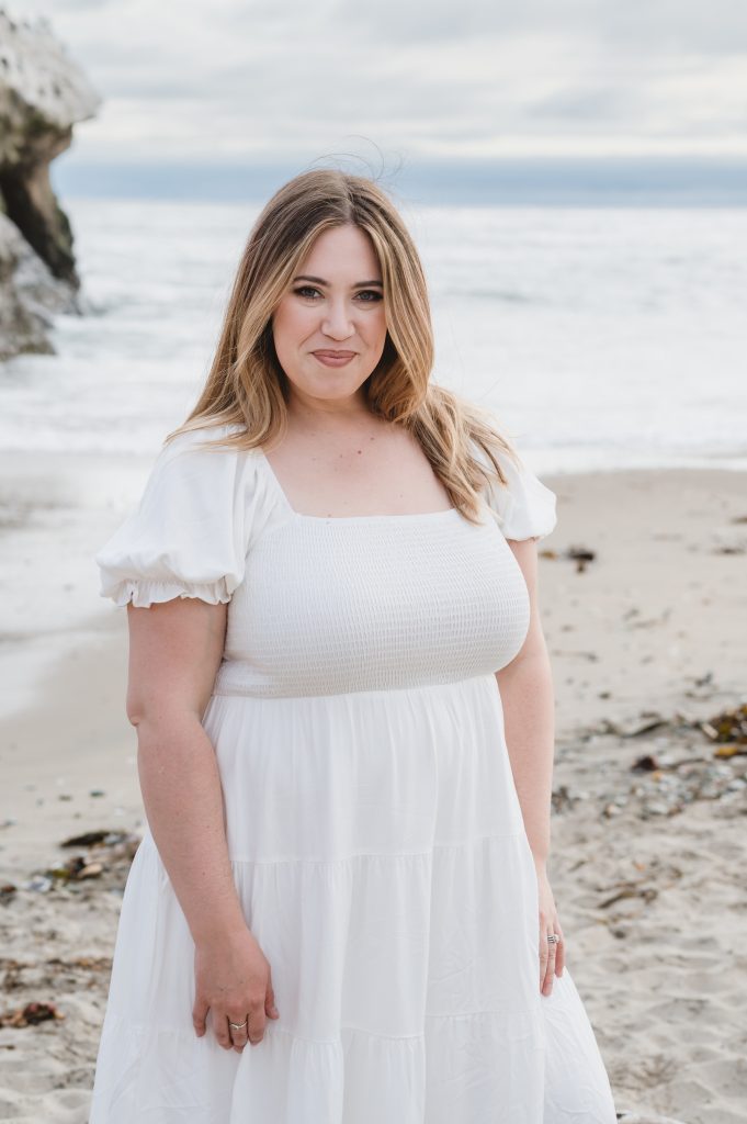 brand photos at Natural Bridges Beach in Santa Cruz by Jen Vazquez Photography