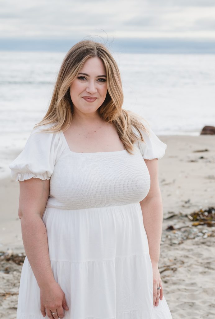 brand photos at Natural Bridges Beach in Santa Cruz by Jen Vazquez Photography
