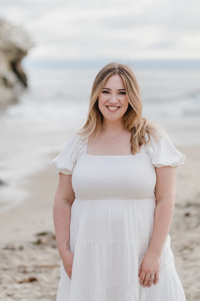 brand photos at Natural Bridges Beach in Santa Cruz by Jen Vazquez Photography