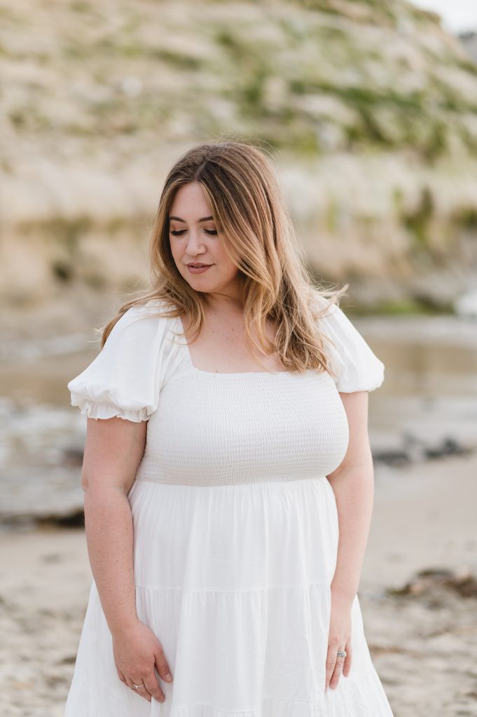 brand photos at Natural Bridges Beach in Santa Cruz by Jen Vazquez Photography