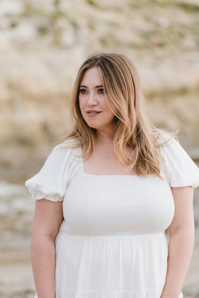 brand photos at Natural Bridges Beach in Santa Cruz by Jen Vazquez Photography