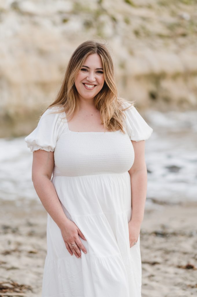 brand photos at Natural Bridges Beach in Santa Cruz by Jen Vazquez Photography