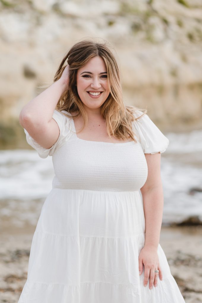 brand photos at Natural Bridges Beach in Santa Cruz by Jen Vazquez Photography