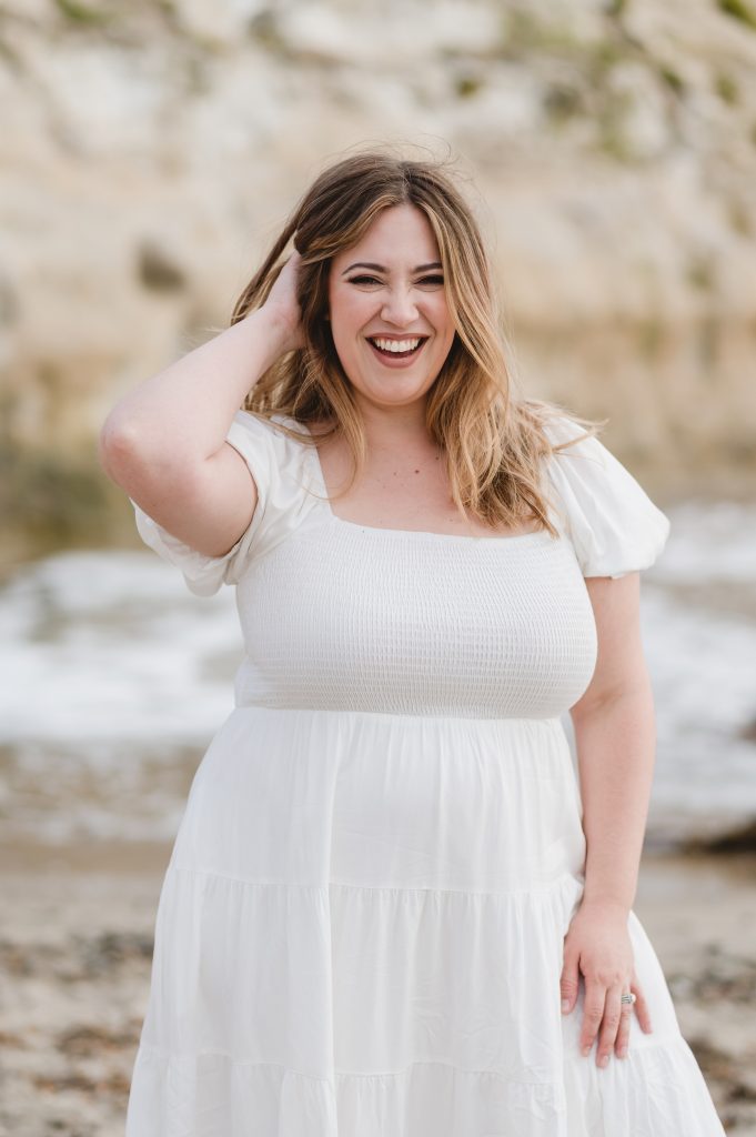 brand photos at Natural Bridges Beach in Santa Cruz by Jen Vazquez Photography
