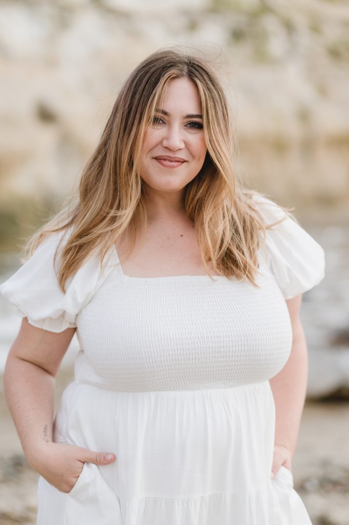 brand photos at Natural Bridges Beach in Santa Cruz by Jen Vazquez Photography