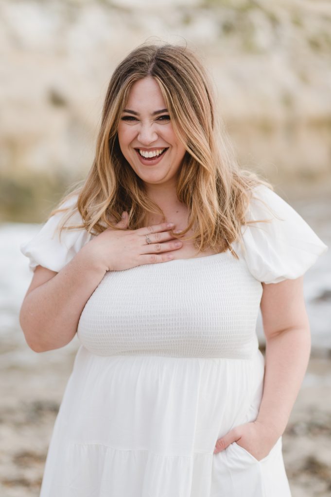 brand photos at Natural Bridges Beach in Santa Cruz by Jen Vazquez Photography
