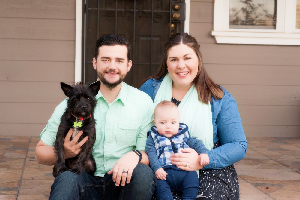 family portrait in gilroy