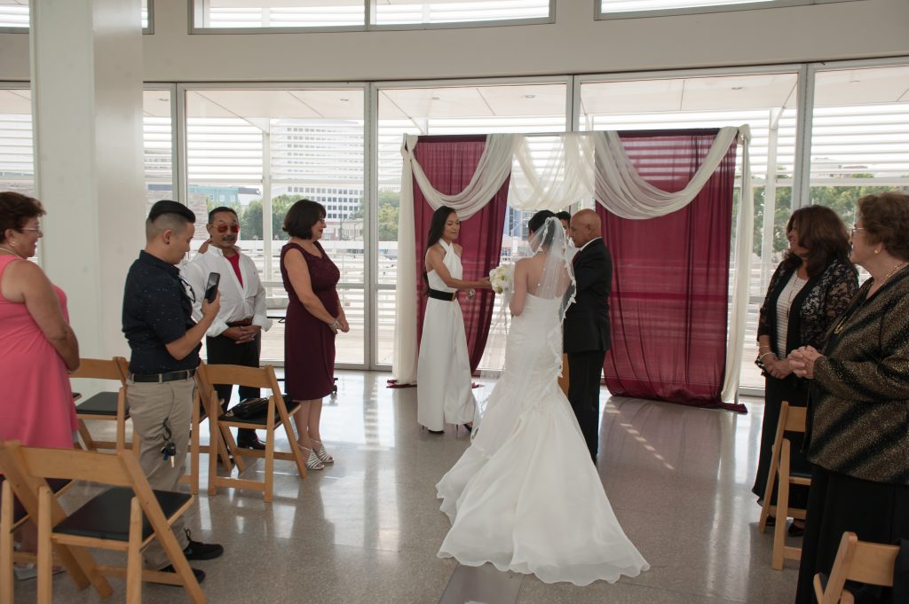 Wedding at San Jose City Hall Rotunda Andrea + Whitney 5