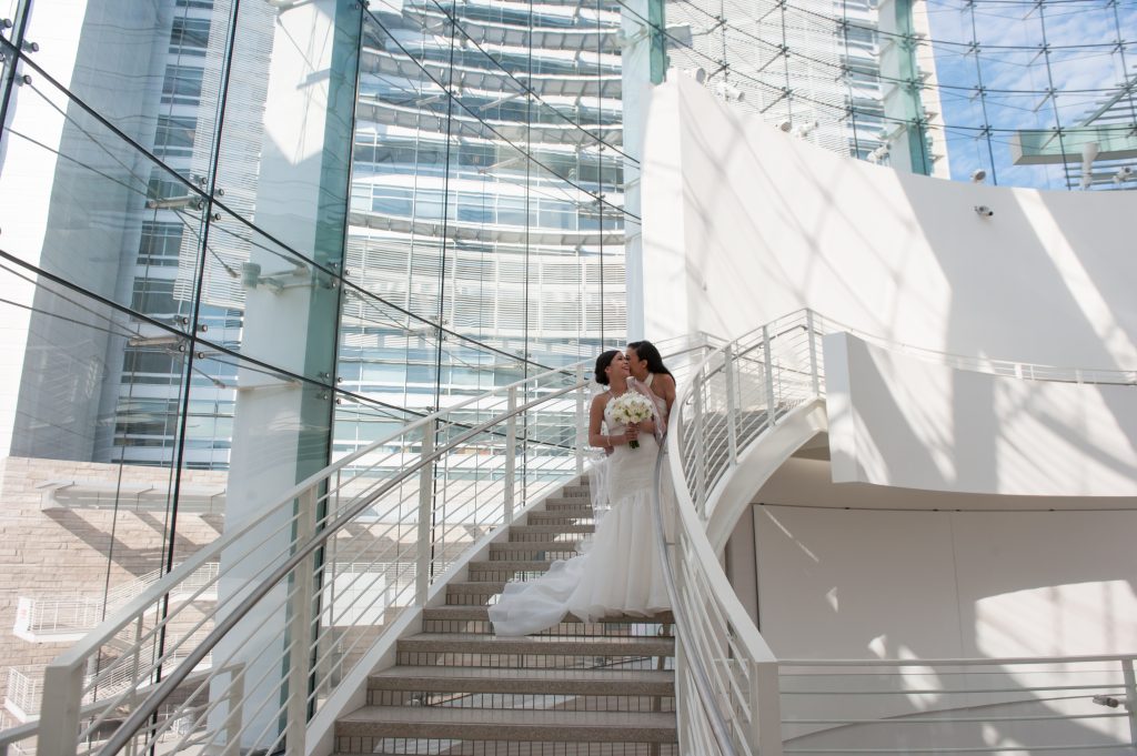 Wedding at San Jose City Hall Rotunda Andrea + Whitney1